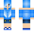 blue girl