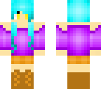 blue haired girl updated