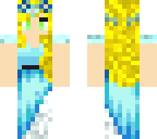 blue prom girl