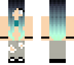 chill cyan tomboy