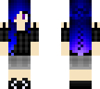 dark blue checker girl