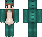 darkgreen dino onesie