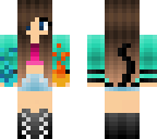 finished fire and water cat girl