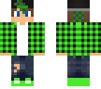 green flannel boy with green hairlight v2