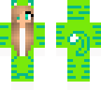 green little tiger girl