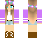 purple flower crown