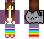 pusheen and nyan cat