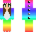 rainbow dino girl