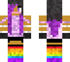 rainbow tan girl
