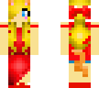 red velvet ginger cat dress girl