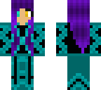 the blue and purple warrior