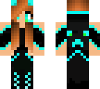 blue dress creeper girl