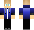 blue hood boy