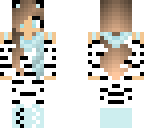 blue white and black zebra