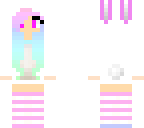 cute rainbow bunny