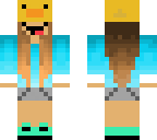 duck on head girl