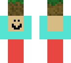 holding dirt block illusion
