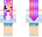 pastel half and half hair