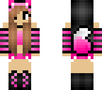 pink wolf with headphones edited