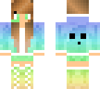 rainbow slime girl