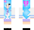 school girl with different bow