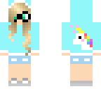 unicorn girl with hoodie
