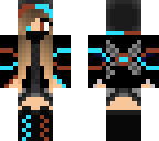 blue and brown cute ninja