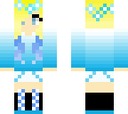 blue flower crown