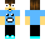 blue shoes