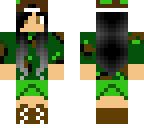 camouflage girl