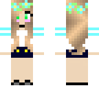fixed blushing flower crown girl