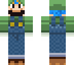 luigi blue hair