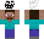 mini steve holding troll face