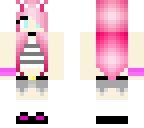 pink haired neko