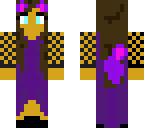 purple prom cat
