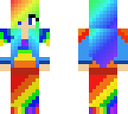 rainbow epic girl