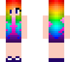 rainbow girl