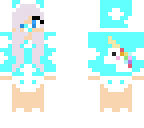 baby blue unicorn girl