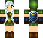blue archer girl