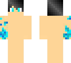 blue fire skin base boy
