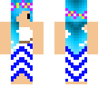 blue girl