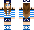 blue girl with hat
