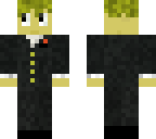 butler with clothes underneath