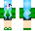 green school girl