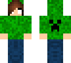 herobrinesister creeper hoddy