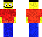 lego guy wearing a headband