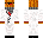pumpkin  white shirt