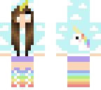 rainbow unicorn skin