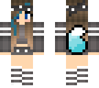 tomboy wolf with blue dye