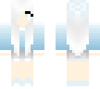 blue and white